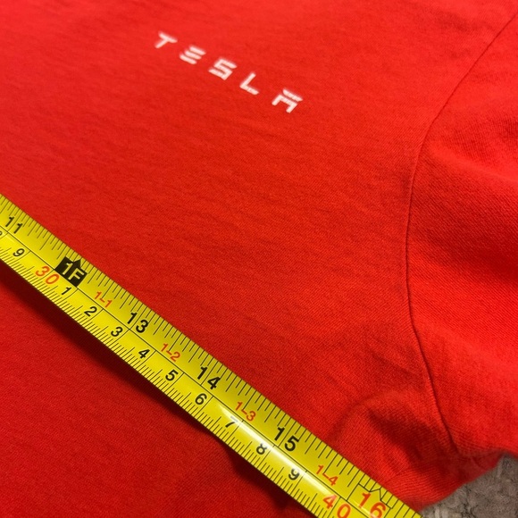 Tesla M worn once rare women’s v neck cotton shirt long sleeve! - Picture 5 of 15